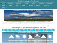 Tablet Screenshot of meteopaysdebitche.fr